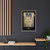 PSalter World Map 1265 Flat Earth Black Gallery Canvas Wraps, Vertical Frame