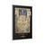 PSalter World Map 1265 Flat Earth Black Gallery Canvas Wraps, Vertical Frame