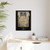 PSalter World Map 1265 Flat Earth Black Gallery Canvas Wraps, Vertical Frame
