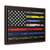 First Responder USA Flag Corrections Dispatch EMS Nurse Firefighter Police Military Gallery Canvas Wraps, Horizontal Frame