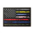 First Responder USA Flag Corrections Dispatch EMS Nurse Firefighter Police Military Gallery Canvas Wraps, Horizontal Frame