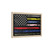 First Responder USA Flag Corrections Dispatch EMS Nurse Firefighter Police Military Gallery Canvas Wraps, Horizontal Frame