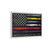 First Responder USA Flag Corrections Dispatch EMS Nurse Firefighter Police Military Gallery Canvas Wraps, Horizontal Frame