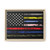 First Responder USA Flag Corrections Dispatch EMS Nurse Firefighter Police Military Gallery Canvas Wraps, Horizontal Frame