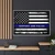  Support Our Police USA Flag First Responder Gallery Canvas Wraps, Horizontal Frame