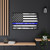  Support Our Police USA Flag First Responder Matte Canvas, Stretched, 1.25"