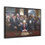 Historical Patriots Have Trump's Back President Donald J Trump Kennedy JFK, Reagan Washington Lincoln King MLK Gallery Canvas Wraps, Horizontal Frame