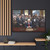 Historical Patriots Have Trump's Back President Donald J Trump Kennedy JFK, Reagan Washington Lincoln King MLK Gallery Canvas Wraps, Horizontal Frame
