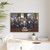 Historical Patriots Have Trump's Back President Donald J Trump Kennedy JFK, Reagan Washington Lincoln King MLK Gallery Canvas Wraps, Horizontal Frame