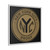 NYC Bronx Token New York City Gallery Canvas Wraps, Square Frame
