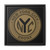 NYC Bronx Token New York City Gallery Canvas Wraps, Square Frame