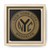 NYC Brooklyn Token New York City Gallery Canvas Wraps, Square Frame