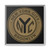 NYC Brooklyn Token New York City Gallery Canvas Wraps, Square Frame