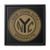 NYC Brooklyn Token New York City Gallery Canvas Wraps, Square Frame