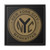 NYC Manhattan Token New York City Gallery Canvas Wraps, Square Frame