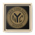 NYC Queens Token New York City Gallery Canvas Wraps, Square Frame