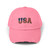 USA Flag Filled United States of America Freedom Independence Liberty Unisex Distressed Cap