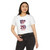 USA 250 Anniversary Celebration Flag Balloons Women's Crop Top - USA Patriotic Festival Tee