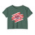 USA 250th Anniversary 1776-2026 Red White Stripes Women's Festival Crop Top — Patriotic Tee Independence Day July 4th