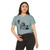 Statue of Liberty Bust Graphic Women's Crop Top T-Shirt — NYC Landmark Tee 4th of July Independence Day USA United States of America