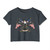 Women's American Eagle Crop Top — Patriotic Flags Guns 4th of July Festival Tee