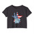 Statue of Liberty Patriotic Crop Top — USA Flag Star NYC New York New Jersey