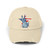 Liberty Star Distressed Cap — Statue of Liberty American Flag Patriotic NYC New York New Jersey Baseball Hat
