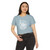 New York Brooklyn Statue of Liberty Crop Top - Women's Festival Graphic Tee Vintage NYC Patriotic Souvenir