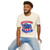 America 250 Years Paul Revere Flag Shield T-Shirt — Patriotic Revolutionary War Design Semiquincentennial Sestercentennial Quarter-millennial