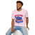 America 250 Years Paul Revere Flag Shield T-Shirt — Patriotic Revolutionary War Design Semiquincentennial Sestercentennial Quarter-millennial
