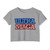 Women's Festival Shirt Ultra MAGA Crop Top T-Shirt - Patriotic American Flag Graphic Tee President Donald J Trump 45 47