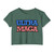Women's Festival Shirt Ultra MAGA Crop Top T-Shirt - Patriotic American Flag Graphic Tee President Donald J Trump 45 47