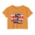 250th Anniversary Crop Top T-Shirt — United States of America Patriotic Tee USA Semiquincentennial Sestercentennial Quarter-Millennial