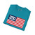 USA 250 Anniversary Semiquincentennial Flag Independence Day Softstyle T-Shirt Sestercentennial Quarter-Millennial