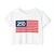 USA 250 Anniversary Semiquincentennial Flag Independence Day Crop Top T-Shirt Sestercentennial Quarter-Millennial