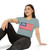 USA 250 Anniversary Semiquincentennial Flag Independence Day Crop Top T-Shirt Sestercentennial Quarter-Millennial