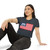 USA 250 Anniversary Semiquincentennial Flag Independence Day Crop Top T-Shirt Sestercentennial Quarter-Millennial