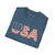 USA Flag Grunge Graphic Softstyle T-Shirt – Patriotic American Stars & Stripes Tee United States of America