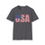 USA Flag Graphic Softstyle T-Shirt – Patriotic American Stars & Stripes Tee United States of America