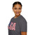USA Flag Graphic Softstyle T-Shirt – Patriotic American Stars & Stripes Tee United States of America