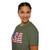 USA Flag Graphic Softstyle T-Shirt – Patriotic American Stars & Stripes Tee United States of America