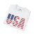 USA Flag Graphic Softstyle T-Shirt – Patriotic American Stars & Stripes Tee United States of America