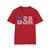 USA Flag Graphic Softstyle T-Shirt – Patriotic American Stars & Stripes Tee United States of America