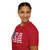USA Flag Graphic Softstyle T-Shirt – Patriotic American Stars & Stripes Tee United States of America