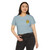 Honolulu Hawaii Police Badge Festival Graphic Crop Top T-Shirt — Small Chest Emblem, Law Enforcement Tribute Tee