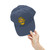 Honolulu Hawaii Police Badge Graphic Distressed Cap — Small Chest Emblem, Law Enforcement Tribute Baseball Hat