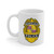  Honolulu Hawaii Police Badge Graphic White Mug - Small Chest Emblem, Law Enforcement Tribute Baseball Hat 11oz & 15oz Coffee Cup