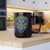 Oakland California Police Patch Black Mug Logo - Small Chest Emblem, Law Enforcement Tribute 11oz & 15oz Coffee Cup 