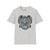 Police Badge Shield Star Eagle Softstyle T-Shirt - Thin Blue Line Memorial Law Enforcement Tee