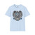 Police Badge Shield Star Eagle Softstyle T-Shirt - Thin Blue Line Memorial Law Enforcement Tee